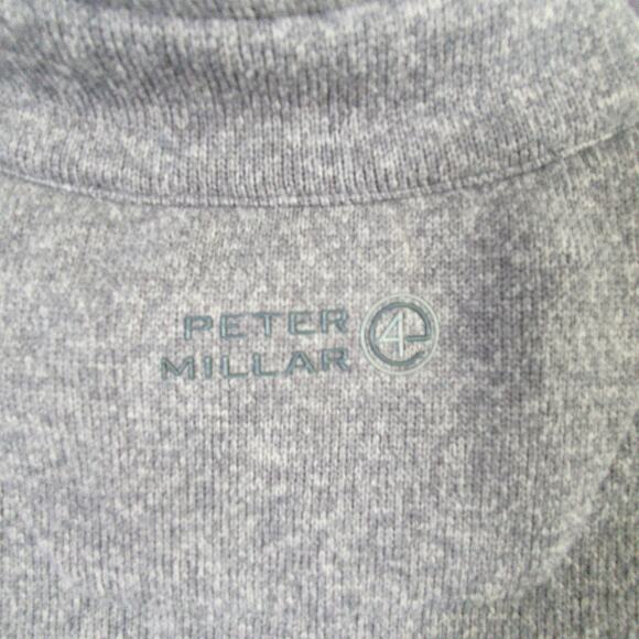 Peter Millar Ryder Cup 2016 Hazeltine Sweater Mens M Gray 1/4 Zip - Picture 8 of 10